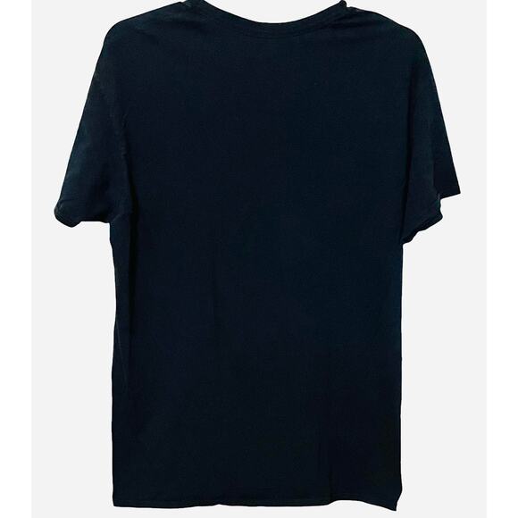 FRUIT OF THE LOOM EVERSOFT SHORT SLV, V-NECK T-SHIRT, WOMENS, XL, BLACK - Picture 4 of 9